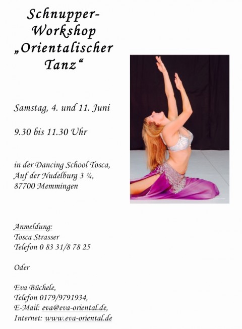 Schnupperworkshop „Orientalischer Tanz“