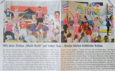 Zeitungsartikel "Soziale Stadt"