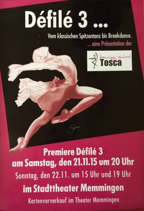 Poster für Défilé 3 sind eingetroffen